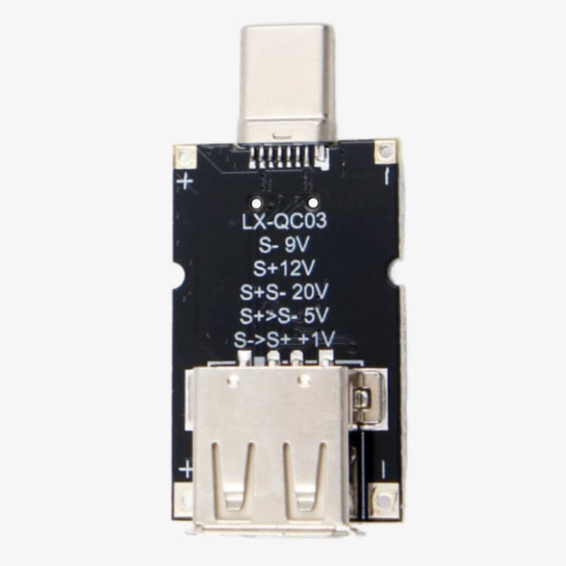Type-C Input QC2.0/3.0 Boost Trigger (9/12/15/20V) Adjustable Power Supply Decoy Module - View 3
