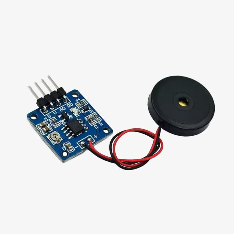 Piezoelectric Knock Vibration Sensor Switch Module - View 1