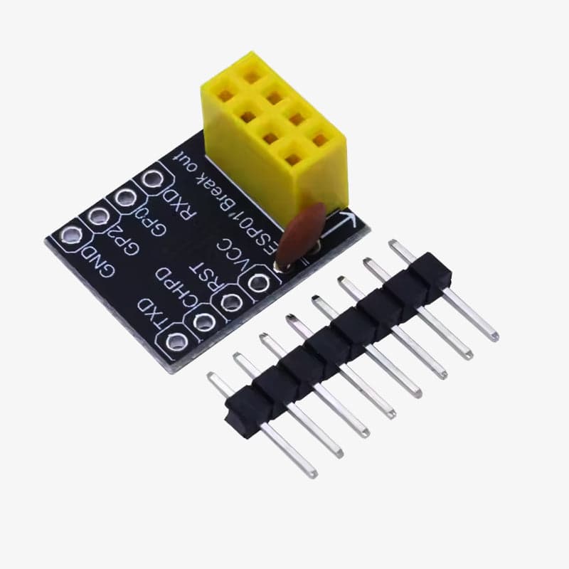 ESP8266 ESP-01/01S Breakout Board Breadboard Adapter - View 1