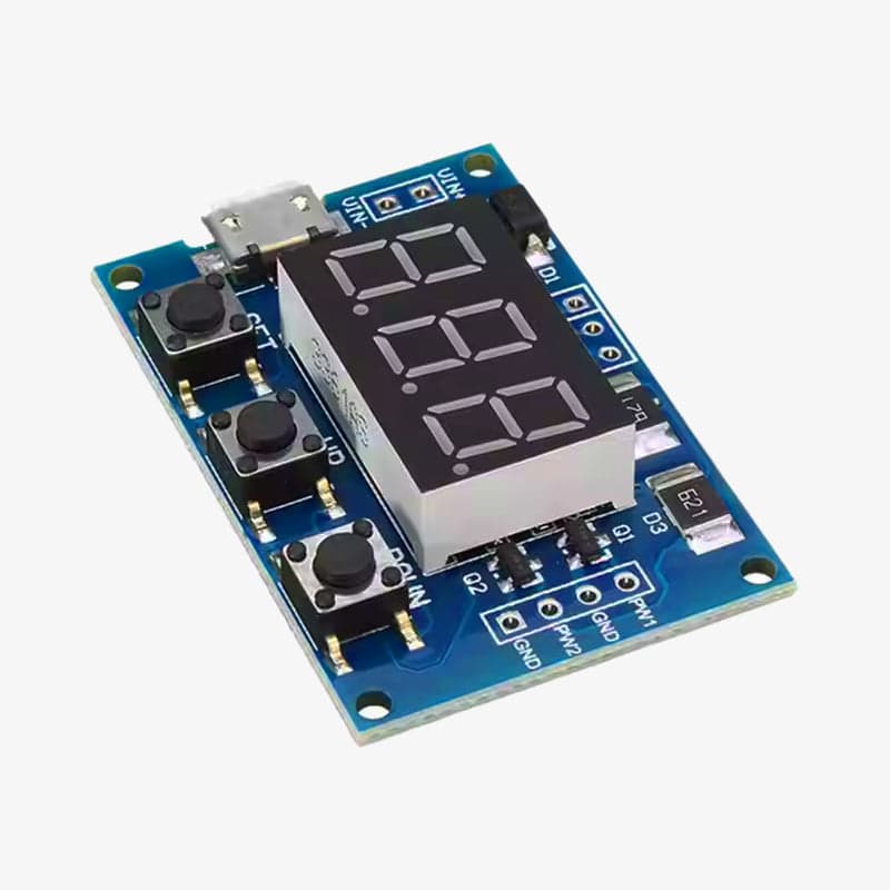 Dual Channel Frequency Adjustable PWM Signal Generator Module - View 2