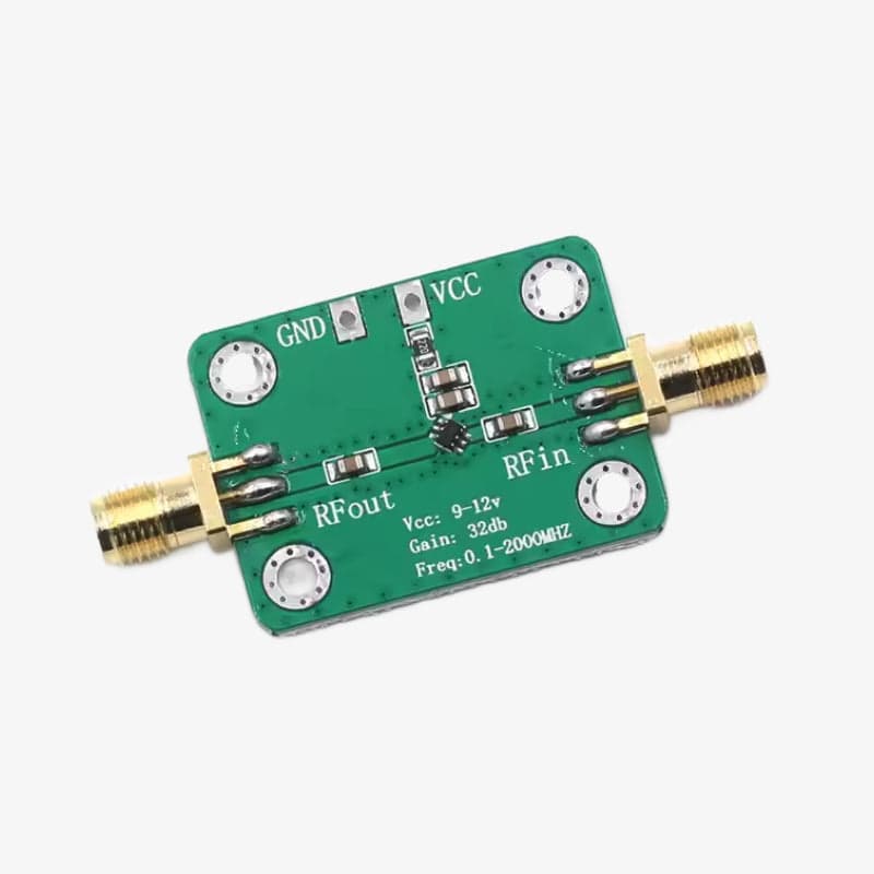 0.1-2000mhz RF Wideband Amplifier Gain 30db Low-Noise Amplifier LNA Board Module - View 1
