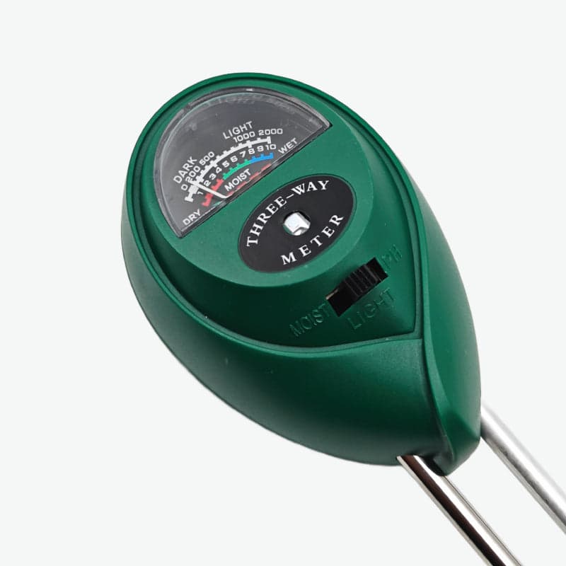 Three-Way Soil Meter for Moisture, Light Intensity and pH Testing - View 2