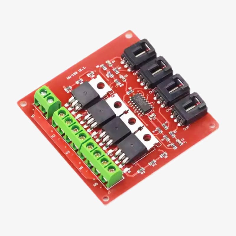 IRF540 Isolation Power Module - 4 Channel MOSFET Switch - View 1