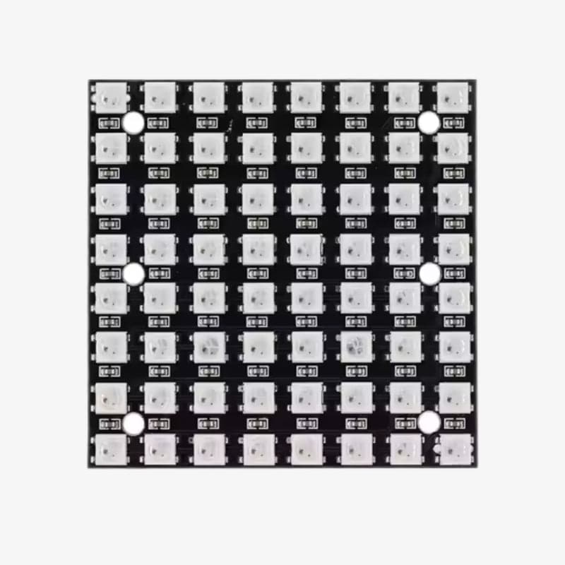 WS2812 64-Bit RGB LED Matrix - View 2