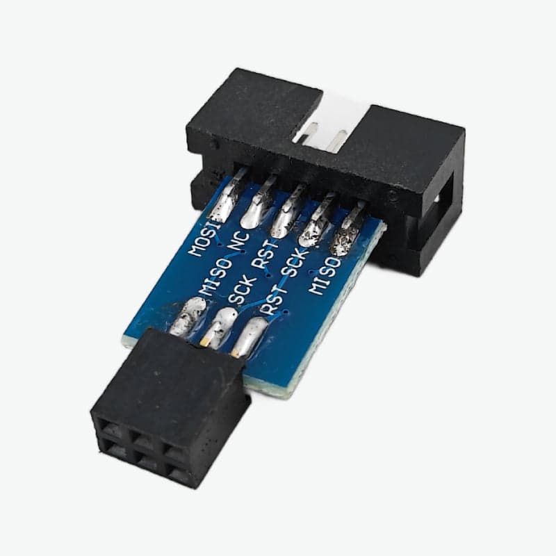 AVR ISP 10 Pin to 6 Pin Adapter Board - View 1