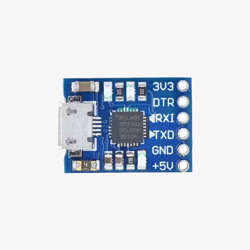 CP2102 (6-pin) USB 2.0 to TTL UART Serial Converter Module - View 2