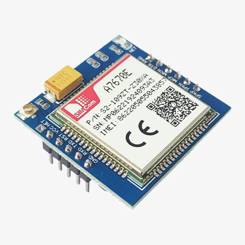SIMA7670E 2G/4G GSM Breakout Board - View 1