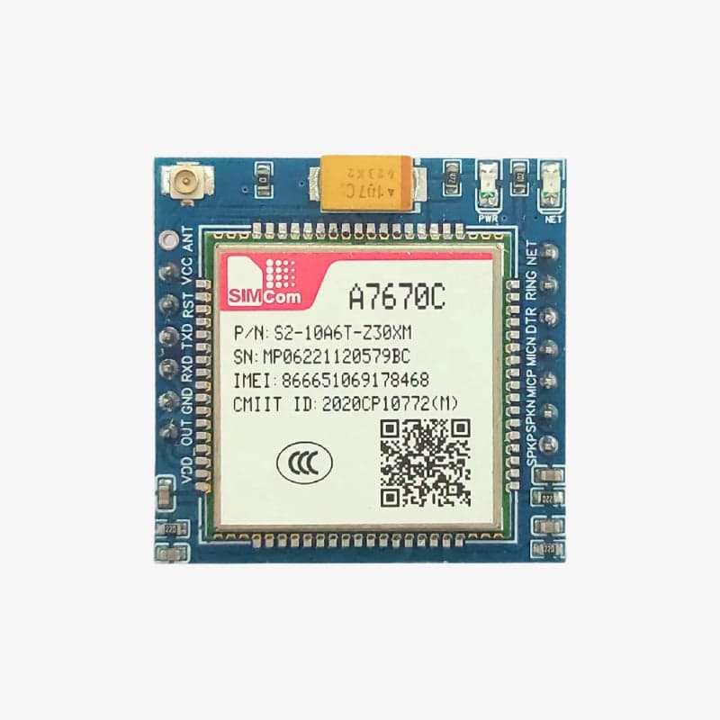 SIMA7670C 4G GSM Breakout Board - View 1