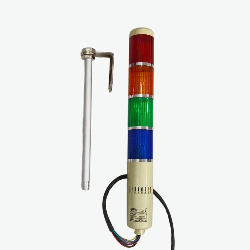 Signal Tower Light with Buzzer 4 Tier - Red, Yellow, Green and Blue LED, 24V/220V AC/DC - View 2