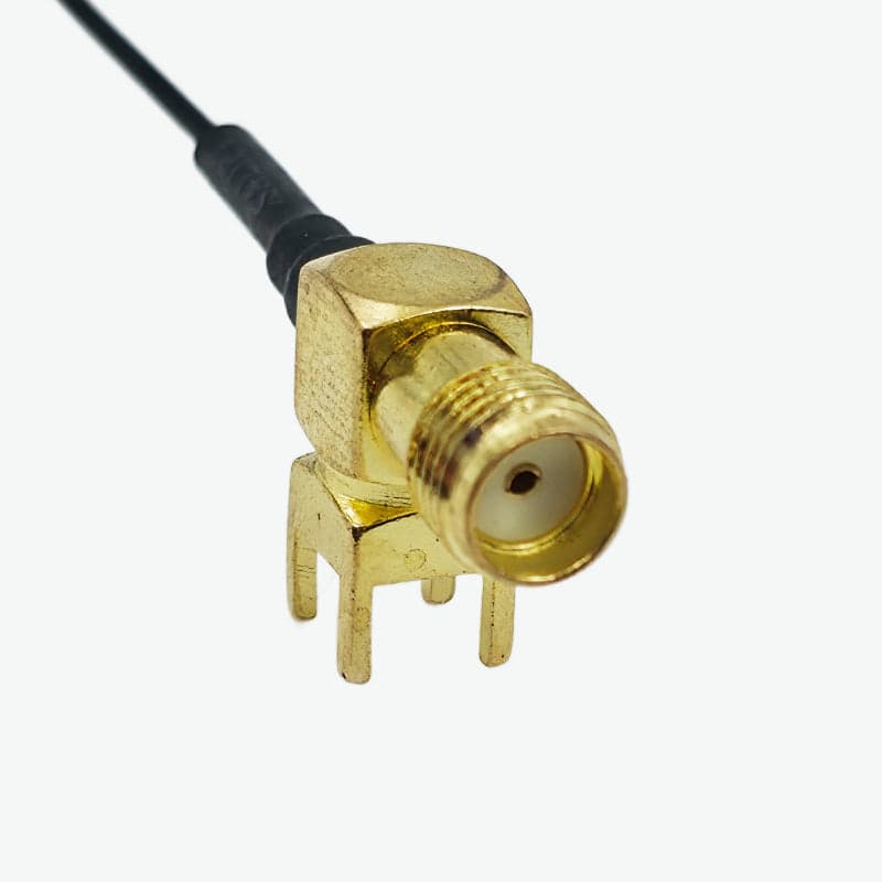 AntennaHome AHCG.102 RF 6GHz 1.13mm Female SMA-B to IPX Cable Assembly - 12 cm - View 2