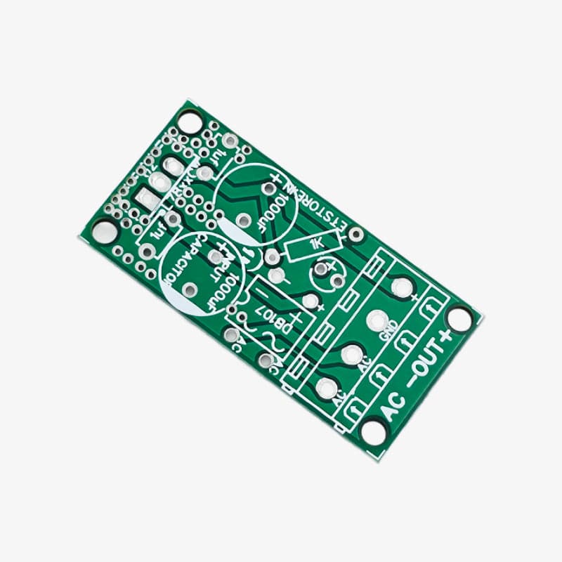 DB107 and 78XX Regulator Bridge Rectifier Module PCB - View 2