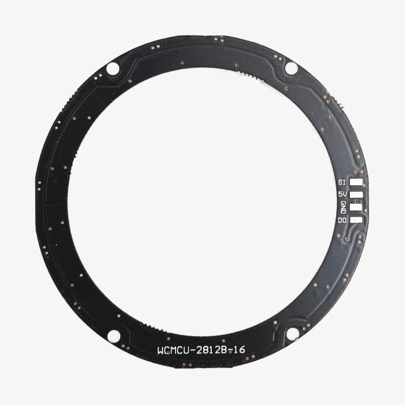 16-Bit WS2812B 5050 RGB LED Circular Full-Color Addressable Ring Light Development Board - View 3