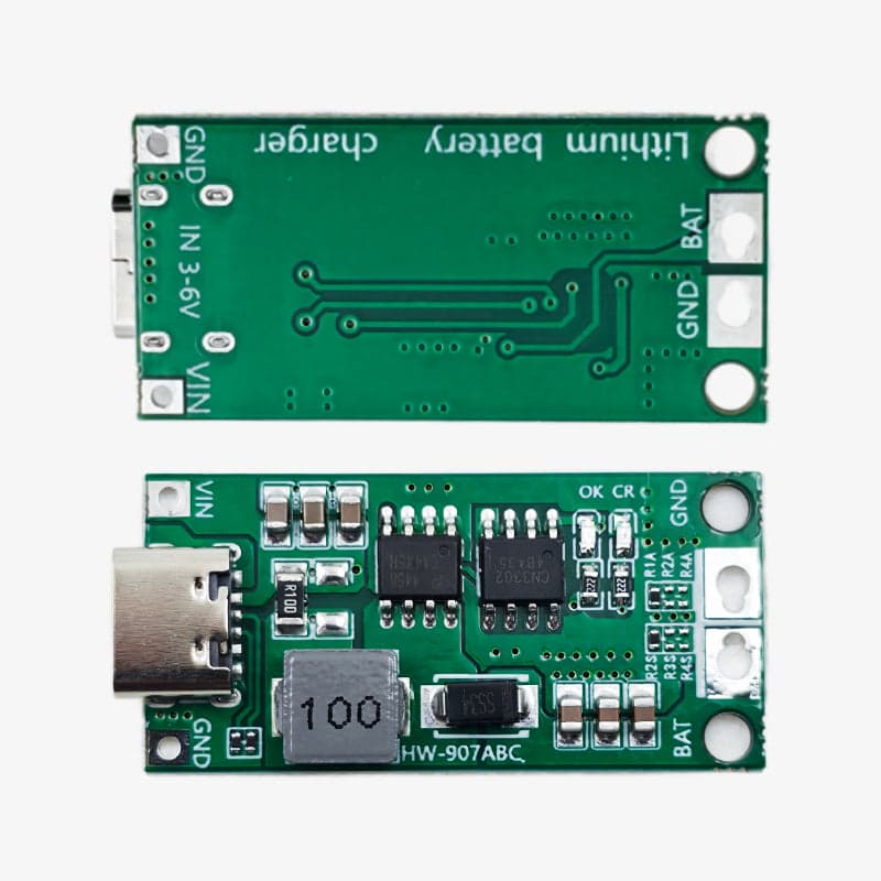 Type-C 2S 8.4V Multi-Cell Step-Up Boost Lithium Battery Charger Module - View 3