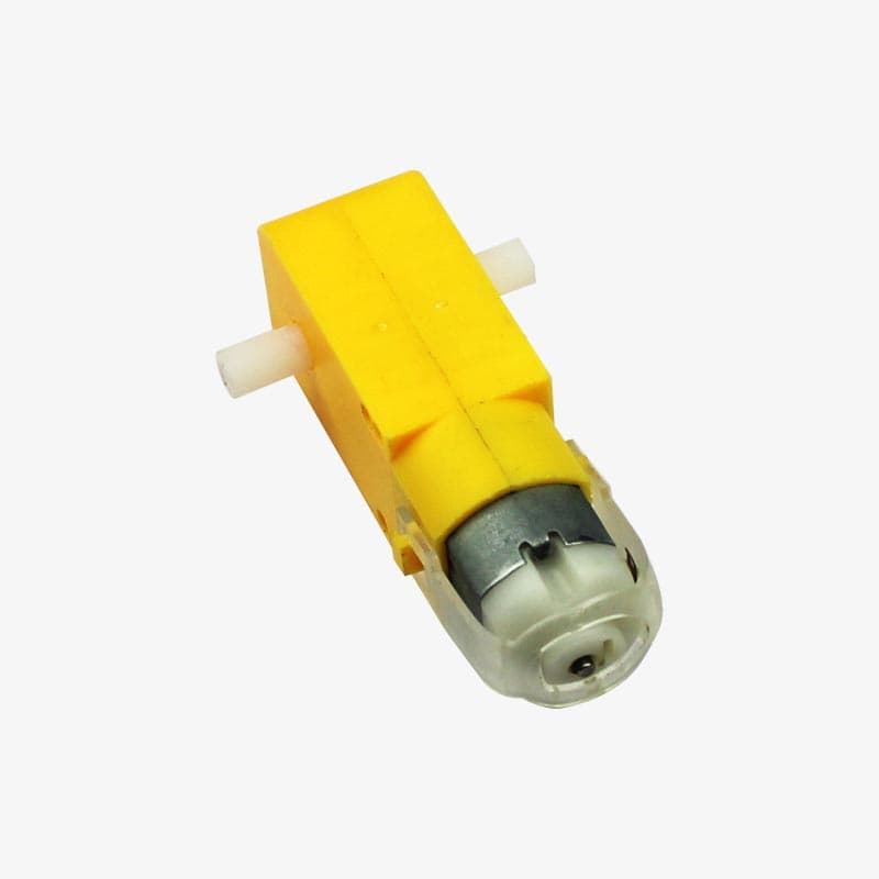 Dual Shaft DC Geared Motor 100 RPM (BO Motor) - View 1