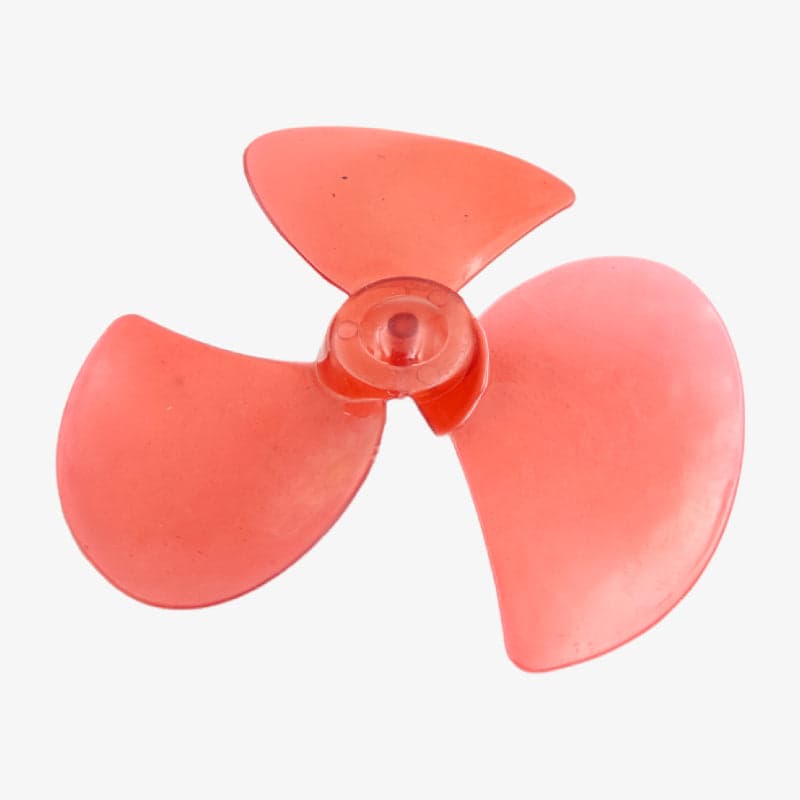 DC Motor Fan Blade 3-Wing Fan For Toy Motor Round Curved Blade - 5.4 Inches - View 1