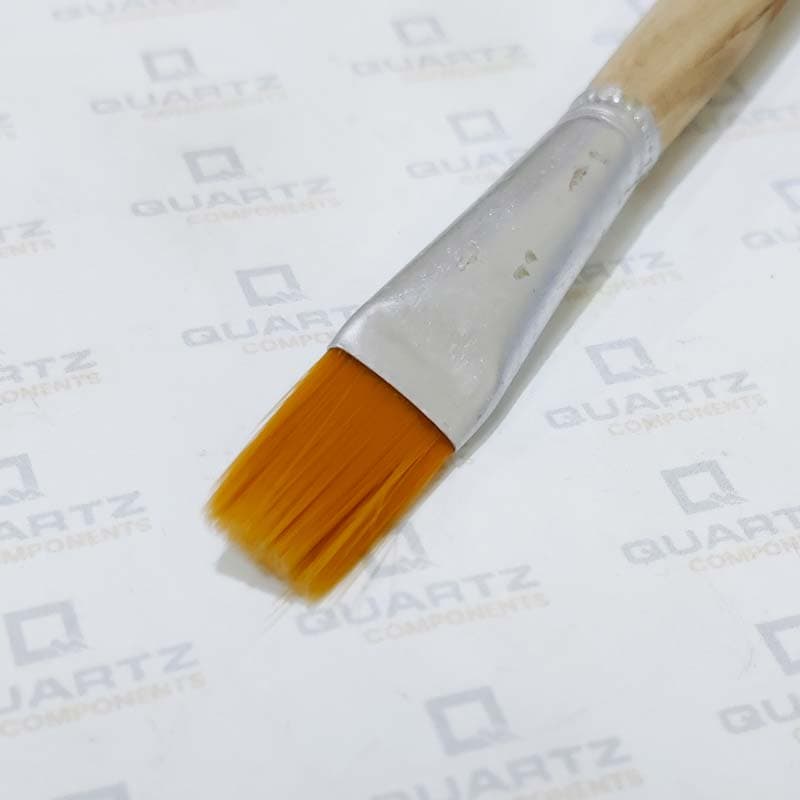 Small Wooden Cleaning Brush with non-conductive threads for PCB Cleaning - View 2