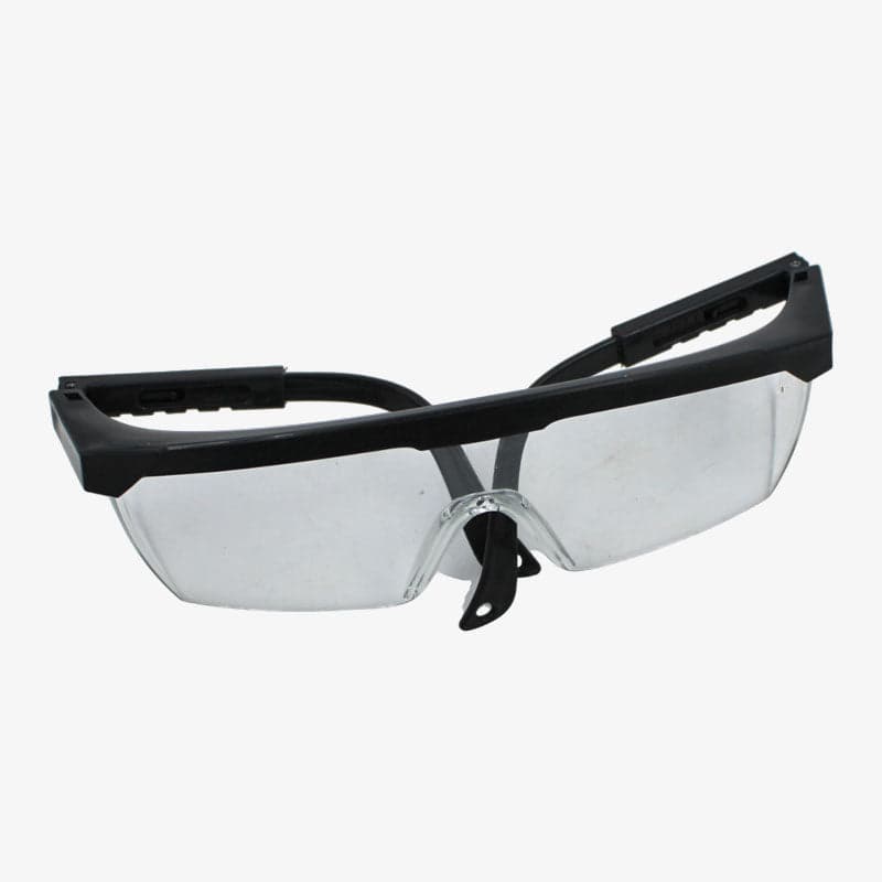 Safety Goggles with Side Protection and Adjustable Temples for Universal Fit - View 2