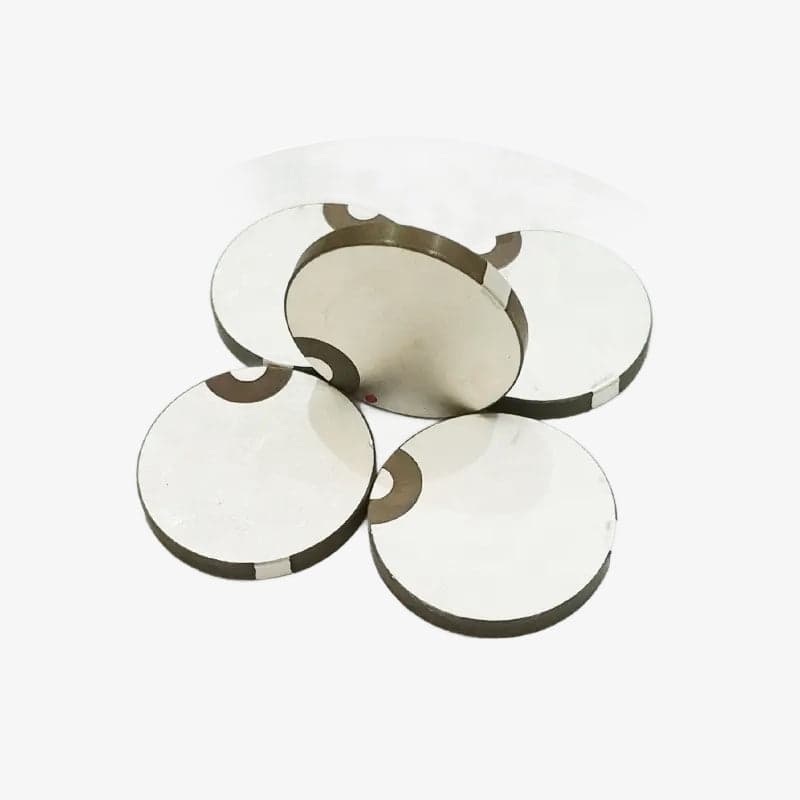 35mm PZT Element Vibration Disc Ultrasonic Piezo Ceramic Transducer (35x3mm) - Poles in the Same Side - View 2