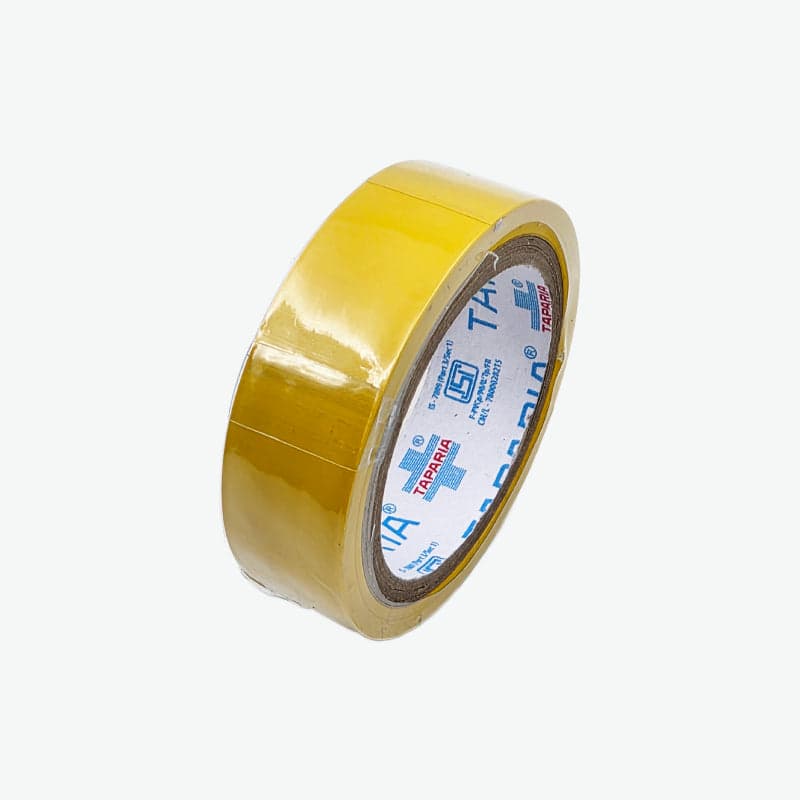 17mm Yellow PVC Insulation Tape - Taparia - View 2