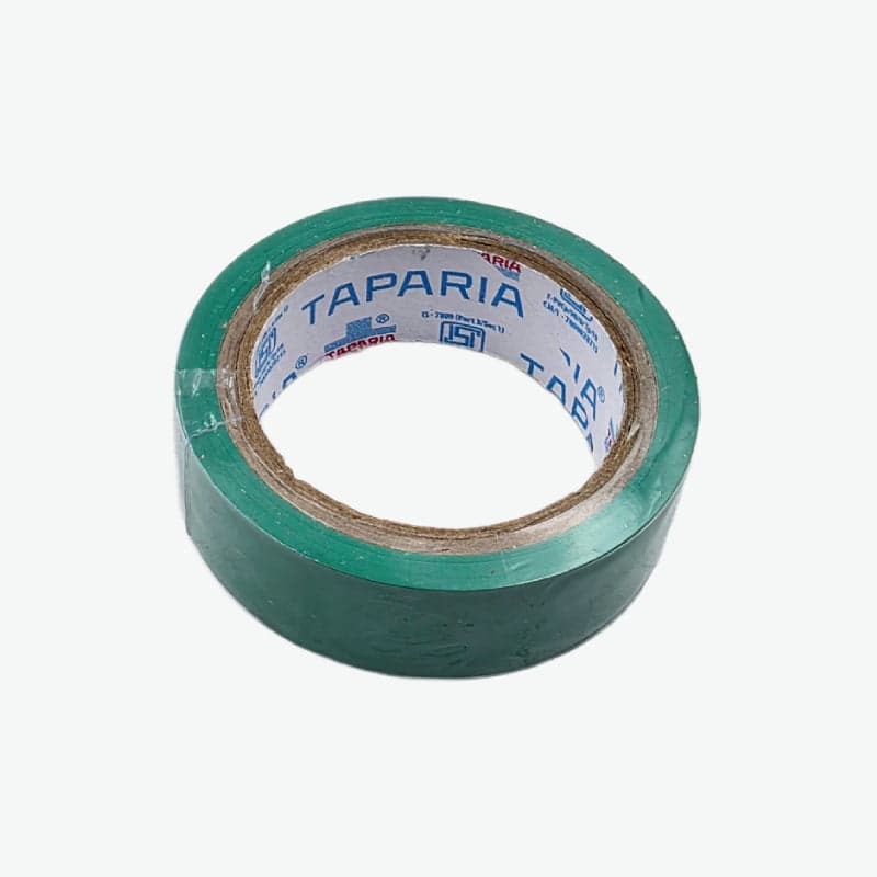 17mm Green PVC Insulation Tape - Taparia - View 2