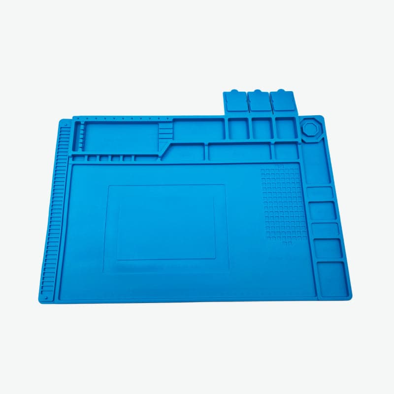 17.7 x 11.8 inch Heat Insulation Silicone Anti-Static, Magnetic Workbench Repair Mat - View 1