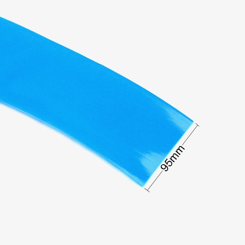 95mm PVC Heat Shrink Sleeve for Lithium Battery Pack - 1 Meter (Blue) - View 1