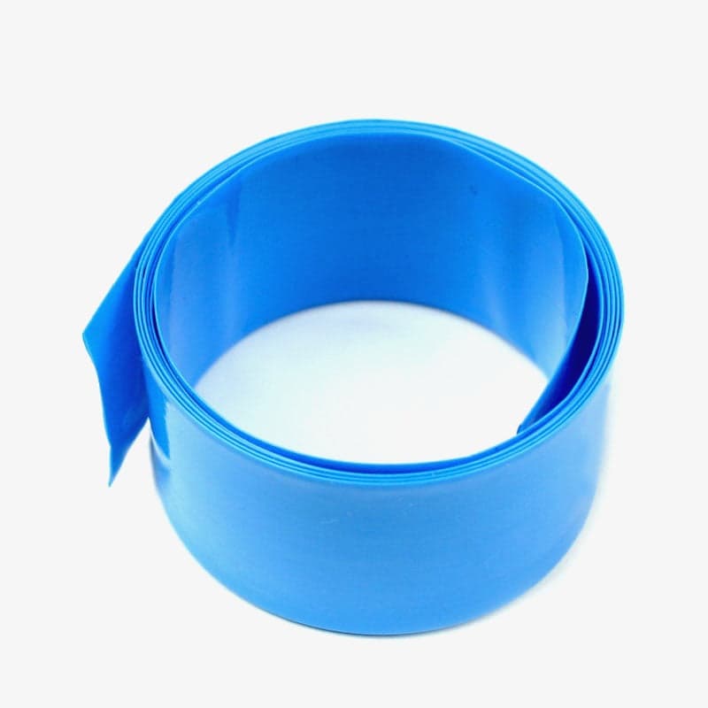 450mm PVC Heat Shrink Sleeve for Lithium Battery Pack - 1 Meter (Blue) - View 2