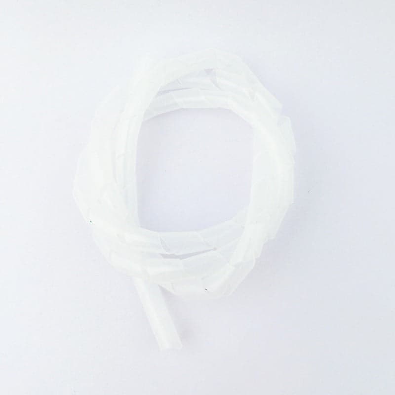 9MM - 1/4" PVC Spiral Wrapping Sleeve Band for wire harness-1 meter (White) Good Quality - View 2