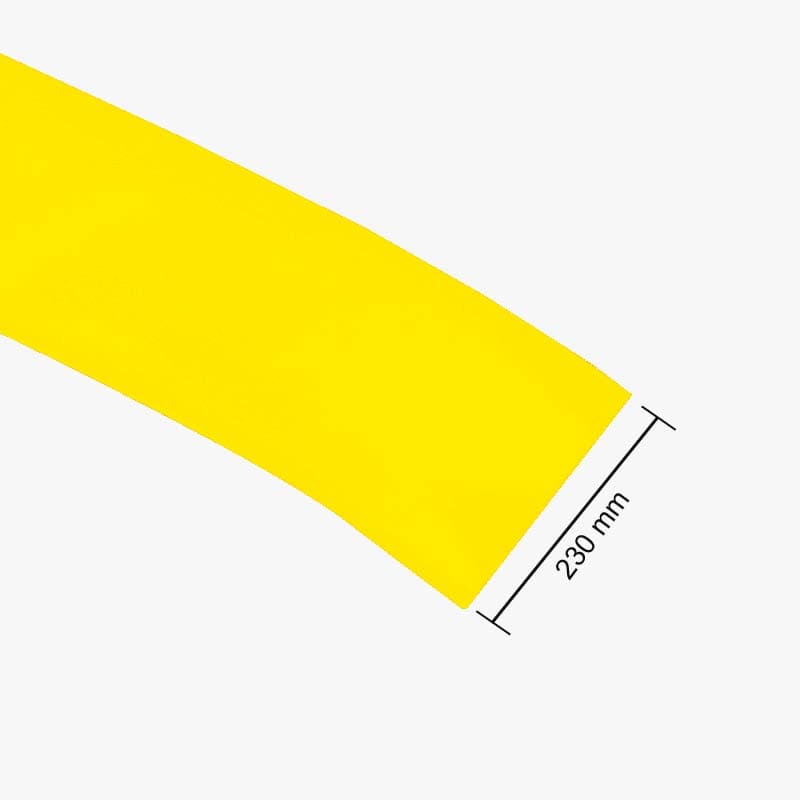 230mm PVC Heat Shrink Sleeve for Lithium Battery Pack - 1 Meter (Yellow) - View 1