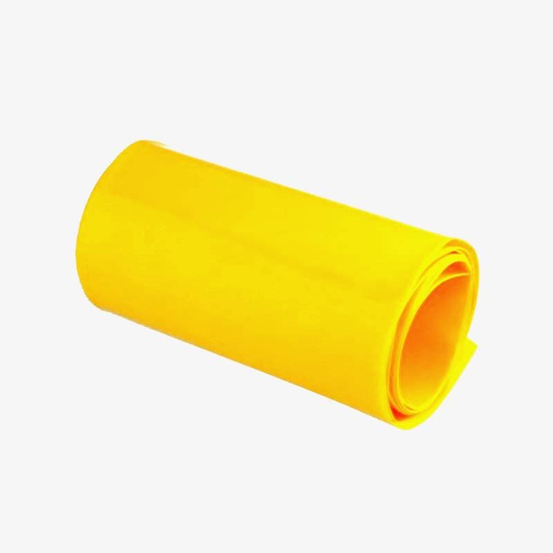 230mm PVC Heat Shrink Sleeve for Lithium Battery Pack - 1 Meter (Yellow) - View 2