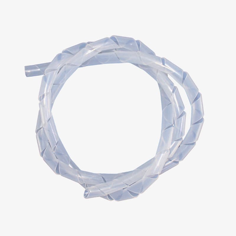 6MM - 1/4" PVC Spiral Wrapping Sleeve Band for wire harness-1 meter (White) Good Quality - View 1