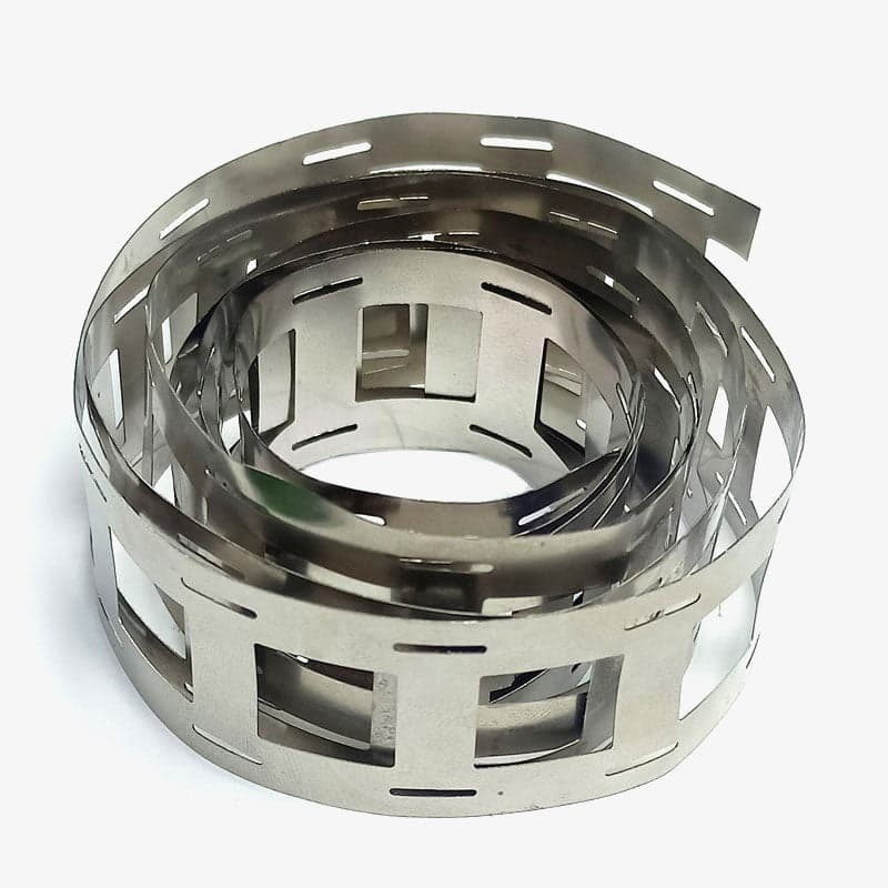 H-Shape 2P 37mm x 0.15mm Coated Nickel Strip for 26650 Cells - 1 Meter - View 2