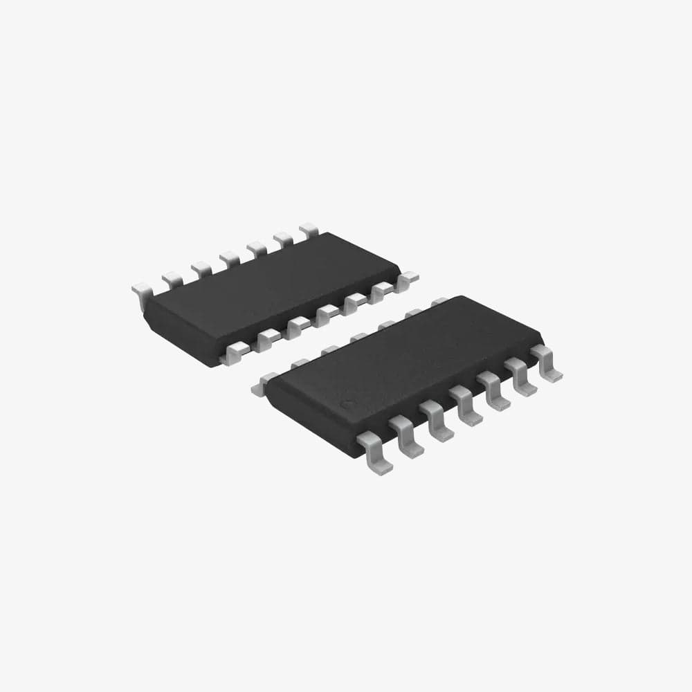 74HC20 - Dual 4-Input NAND Gate IC - SOIC-14 SMD Package - View 1