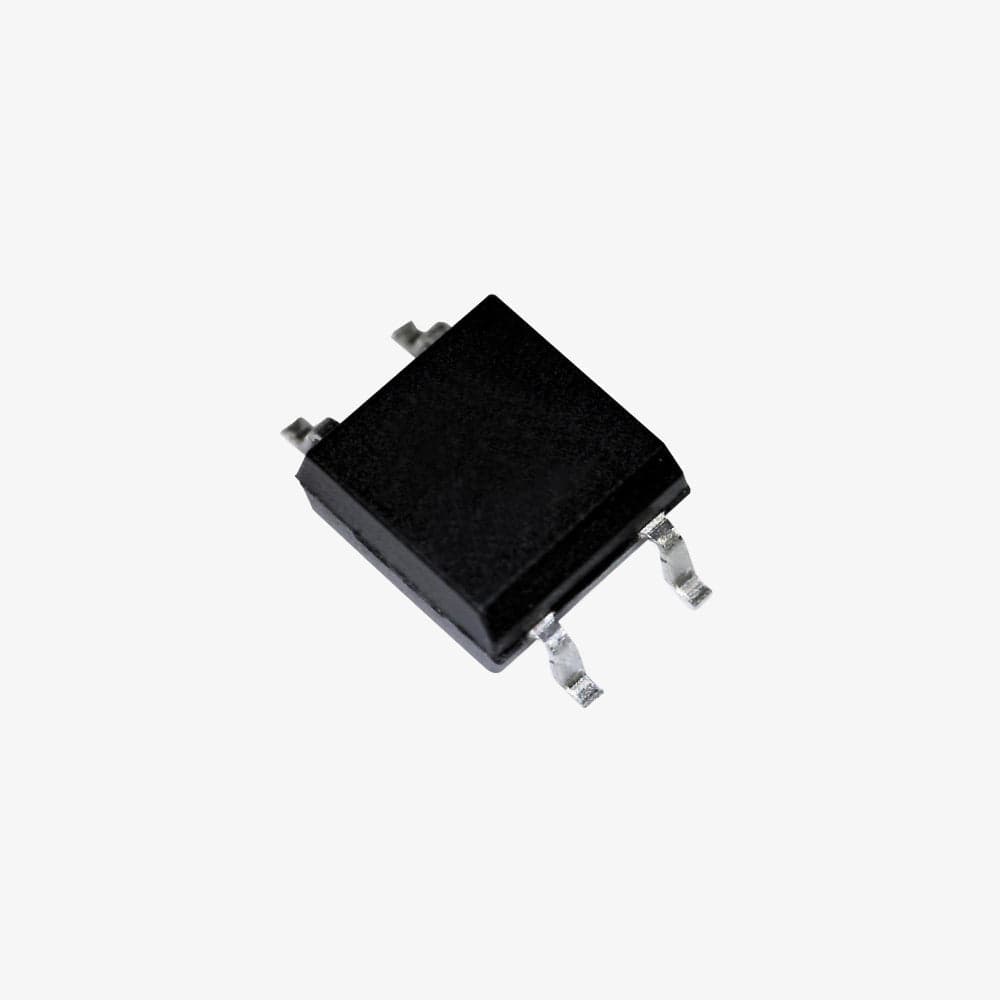 PC357 1-Channel Transistor Output Optocoupler IC (Sharp) - SOP-4 SMD Package - View 1