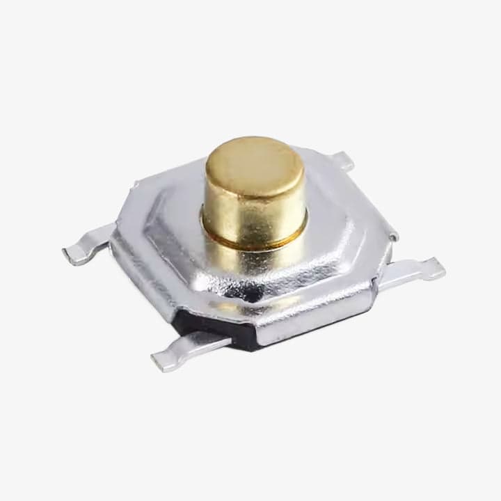4-Pin SPST Tactile Switch SMD (5.2x5.2x3.0mm) - View 1