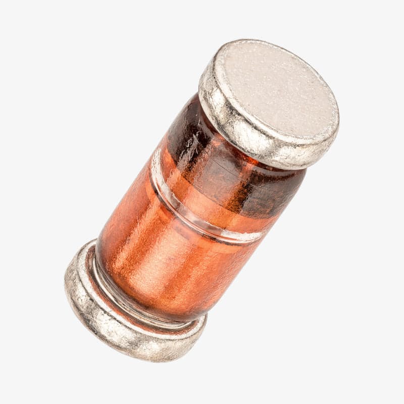 1N4148 Surface Mount High-Speed Small Signal Switching Diode - MELF SMD Package - View 2