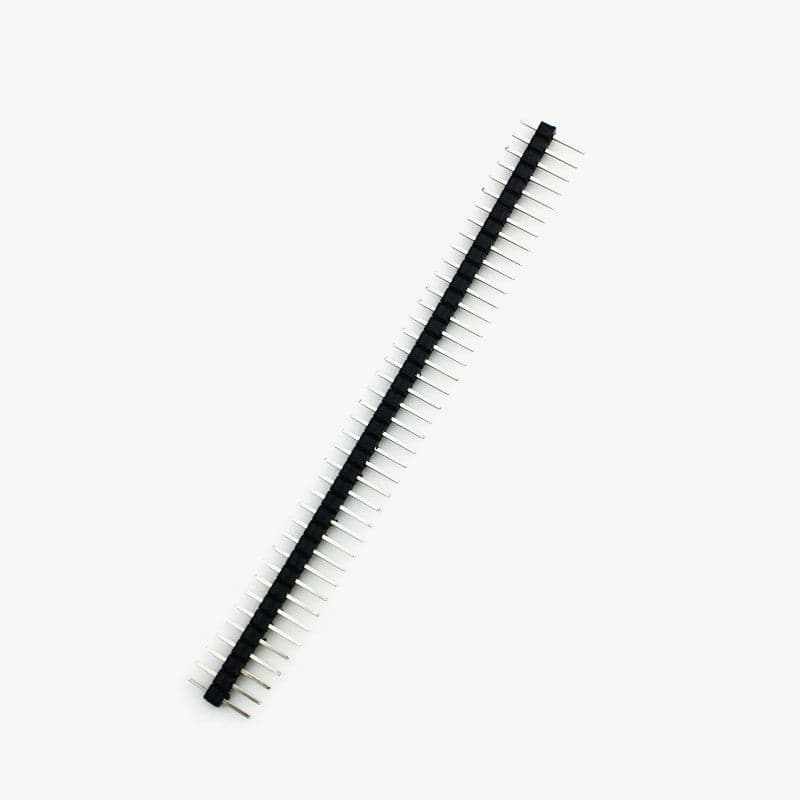 40 Pin Straight Male Header Pins - Berg Strips - View 1