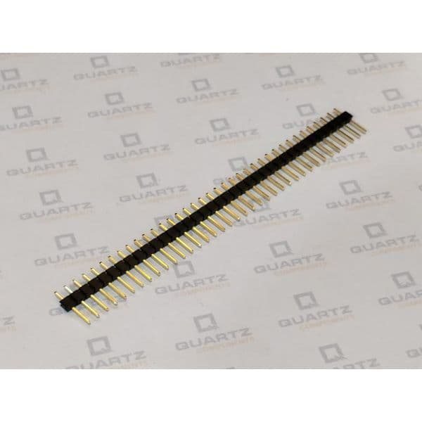 40 Pin Straight Male Header Pins - Berg Strips - View 2