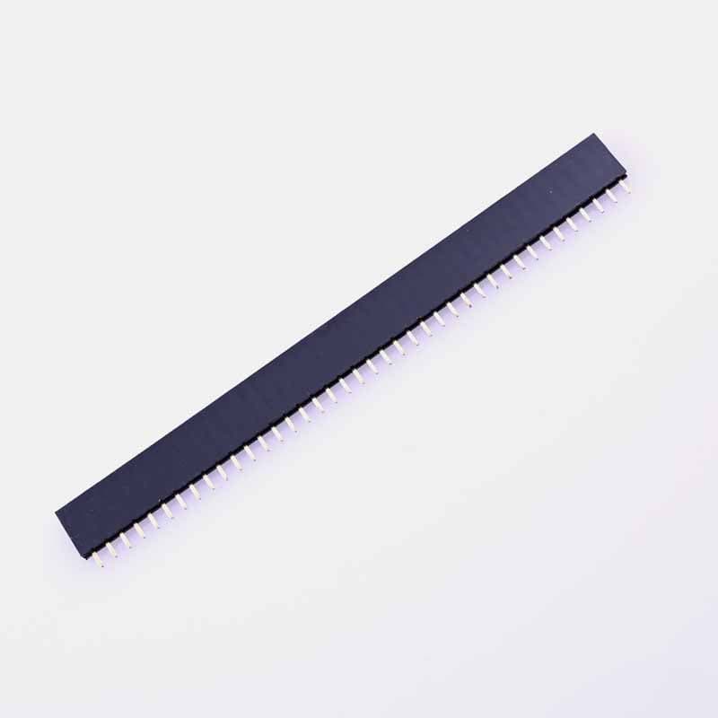 40 Pin Straight Female Header Pins - Berg Strips - View 1