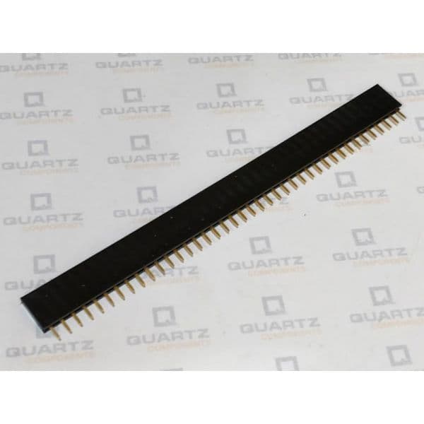 40 Pin Straight Female Header Pins - Berg Strips - View 2