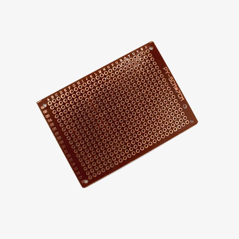 2x3 inch Single Side Copper Plate Perf Board for PCB Prototype / Dotted Board / General Purpose PCB / Zero PCB - View 1