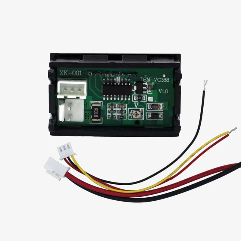 100V 10A Dual LED Voltmeter Ammeter Monitor Panel - View 2