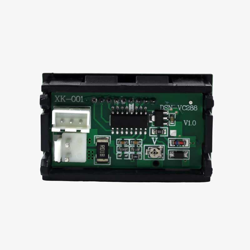 100V 10A Dual LED Voltmeter Ammeter Monitor Panel - View 3