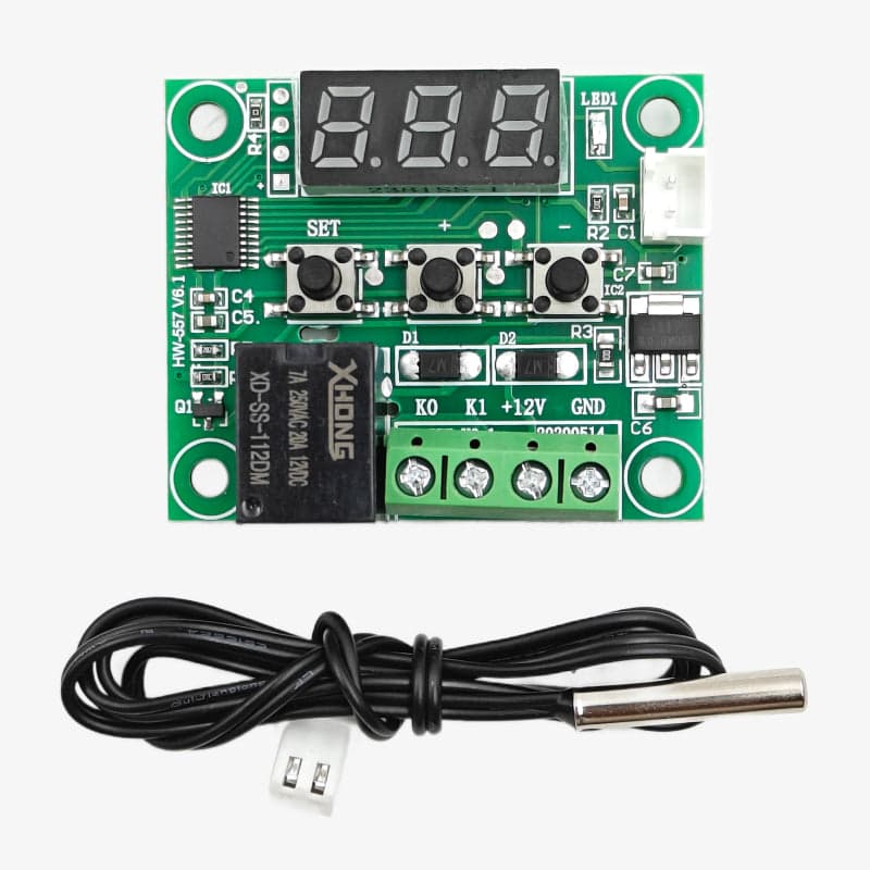 W1209 Digital Temperature Controller Thermostat Module - View 1