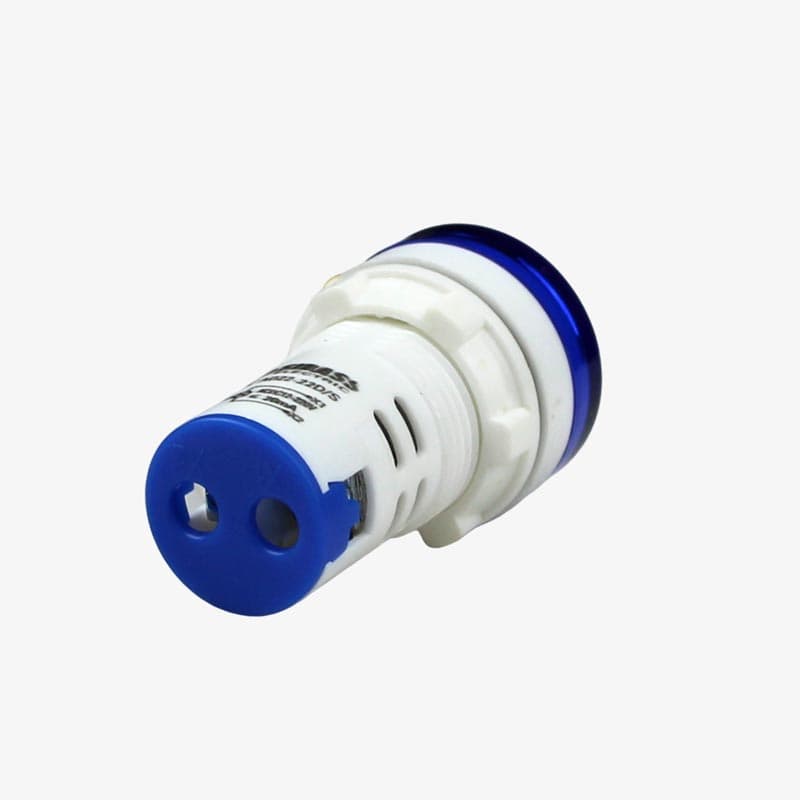 SIBASS AD22-22D/S LED Indicator Panel Mount - 12VDC 220AC BLUE - View 3