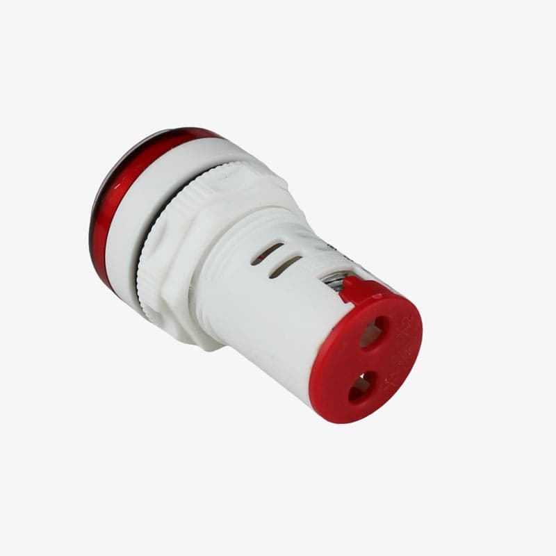 SIBASS SE-AS22-7S LED Indicator Panel Mount - 12VDC 220AC Red - View 3