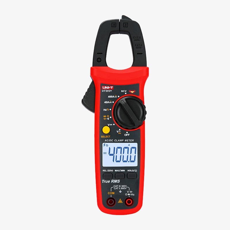 UNI-T UT203+ 400A AC/DC Current True RMS Digital Clamp Meter - View 1