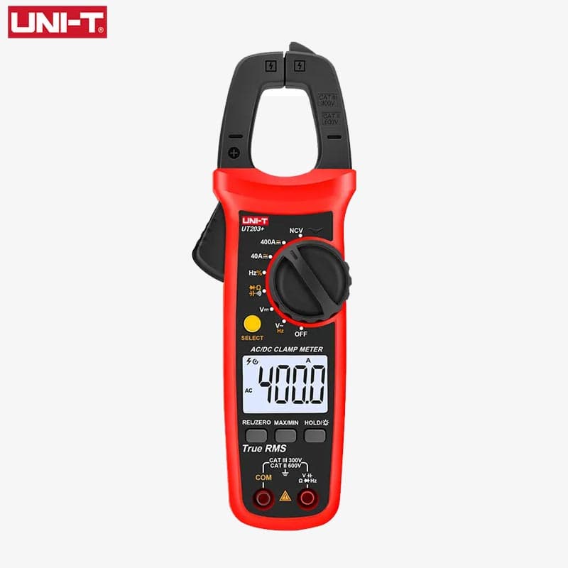UNI-T UT203+ 400A AC/DC Current True RMS Digital Clamp Meter - View 2
