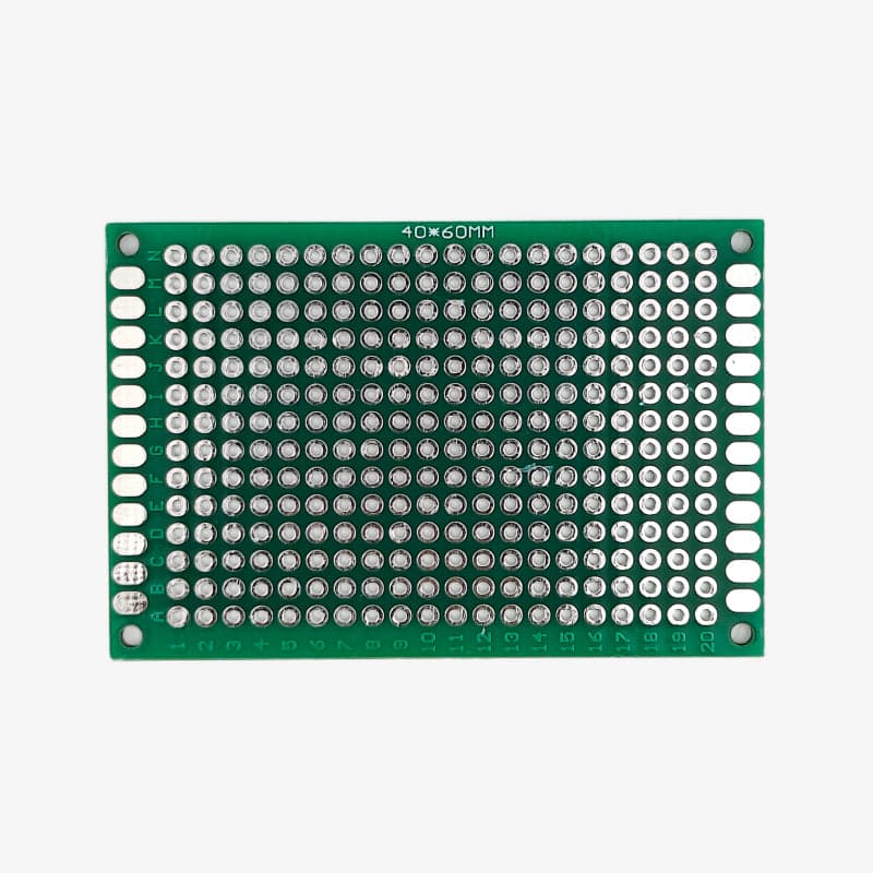 4 x 6 cm Double Sided Universal PCB Prototype Board - View 2