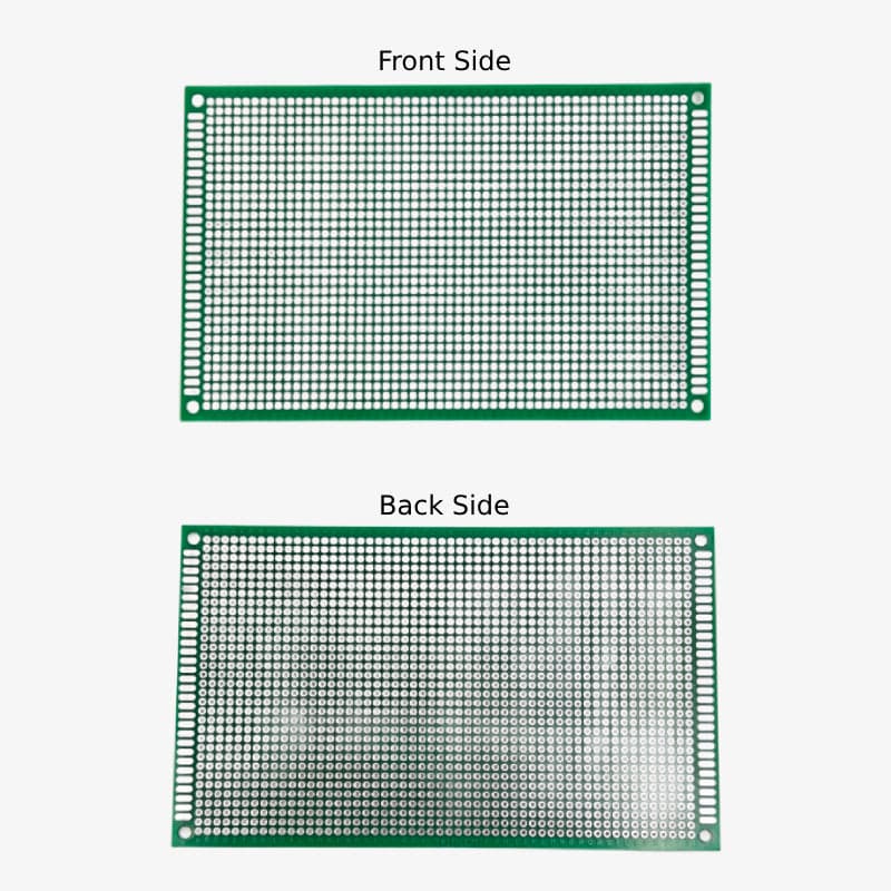 9x15cm Double Sided Universal PCB Prototype Board - View 3